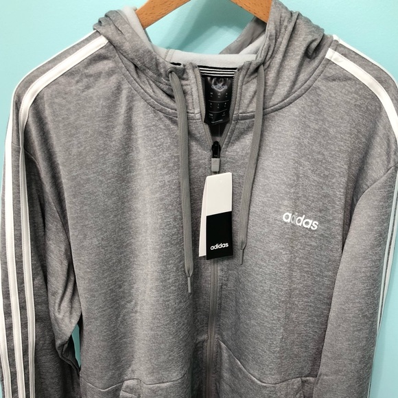 adidas Other - Men’s NWT Adidas Full Zip Sweatshirt With Hoodie
